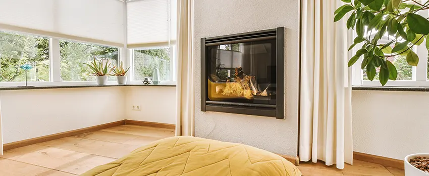 Residential Fireplace Ceramic Glass Installation in Apex, NC