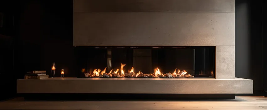 Gas Fireplace Ember Bed Design Services in Apex, North Carolina