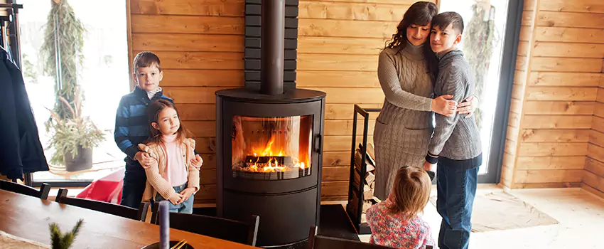 Morso Cast Iron Fireplace Insert Installation in Apex, North Carolina