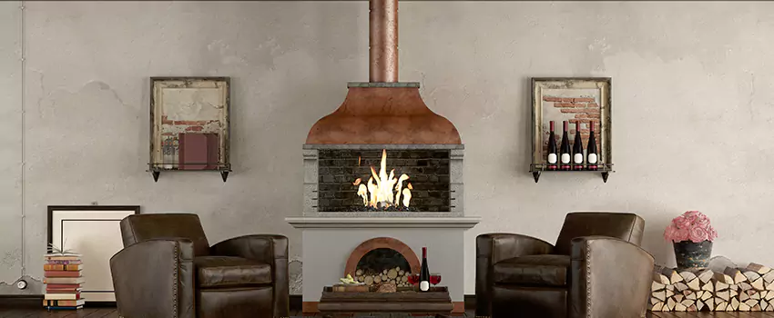 Thelin Hearth Products Providence Pellet Insert Fireplace Installation in Apex, NC