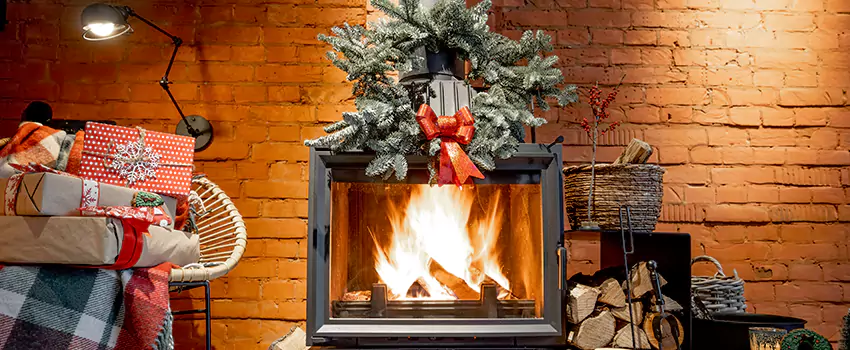 Travis Industries Linear Gas Fireplace Installation in Apex, North Carolina