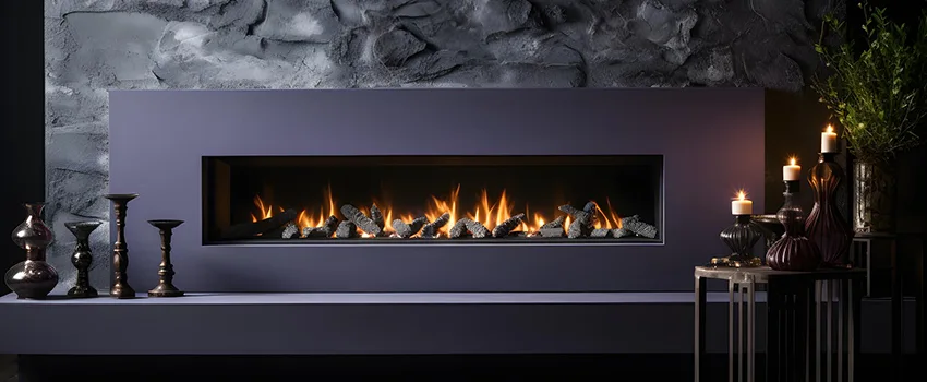Ember Bed for Ventless Gas Fireplace in Apex, NC