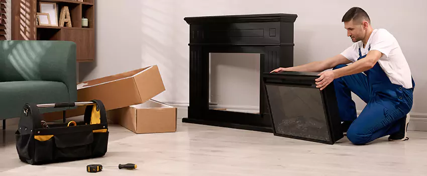 Old Rusted Metal Fireplace Repair And Replacement in Apex, NC